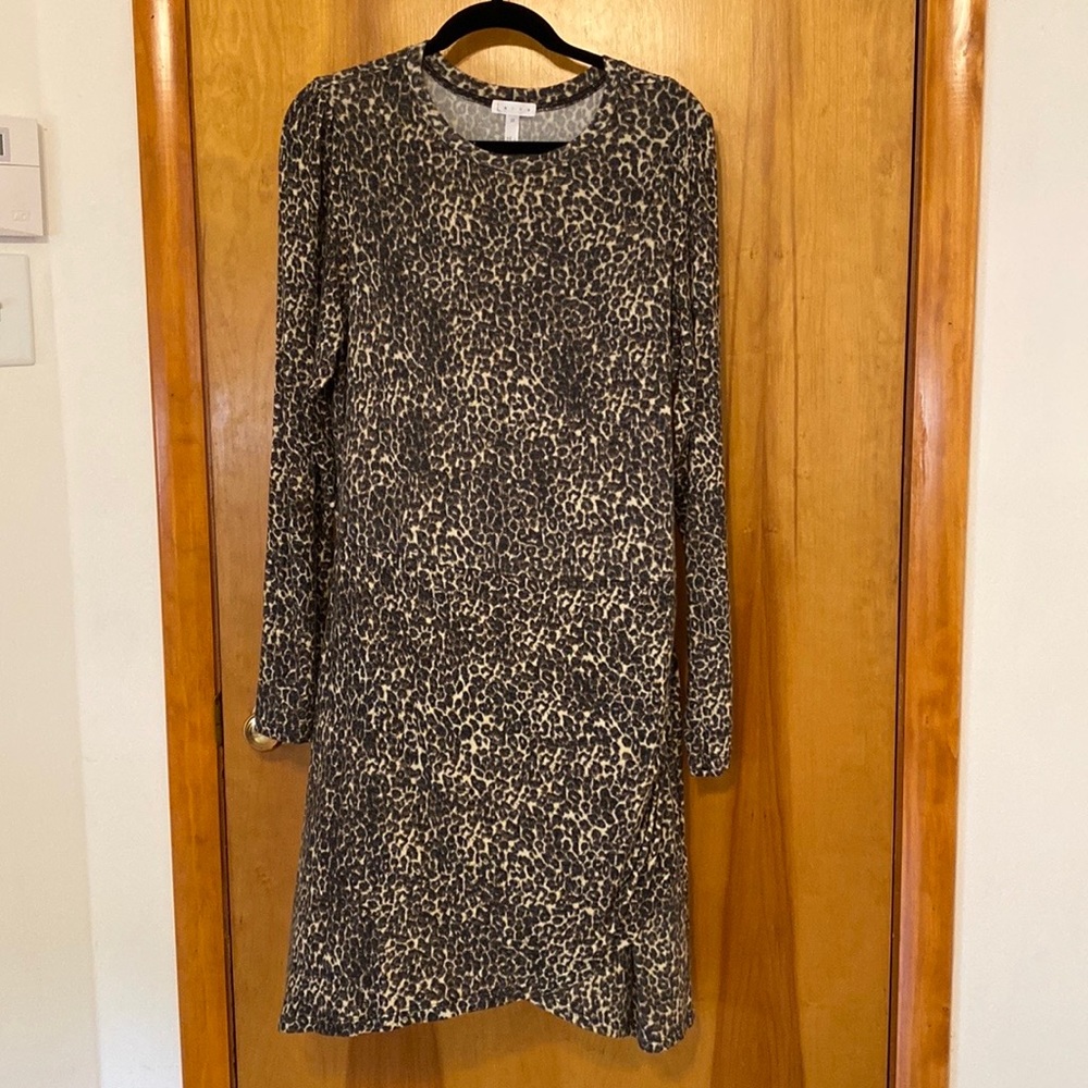 Nordstrom Cheetah Print Fitted Dress